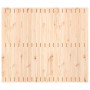 Cabecero de cama de pared madera maciza de pino 127,5x3x110 cm de vidaXL, Cabeceros y pies de cama - Ref: Foro24-824938, Prec...