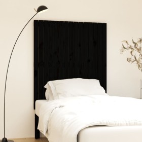 Black pine solid wood wall bed headboard 95.5x3x110 cm by vidaXL, Headboards and footboards - Ref: Foro24-824937, Price: 72,9...