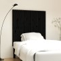 Solid black pine wood wall bed headboard 108x3x110 cm by vidaXL, Headboards and footboards - Ref: Foro24-824927, Price: 104,6...