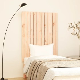 Solid pine wood wall bed headboard 82.5x3x110 cm by vidaXL, Headboards and footboards - Ref: Foro24-824953, Price: 69,99 €, D...