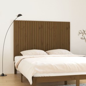 Solid pine wood wall bed headboard honey brown 166x3x110 cm by vidaXL, Headboards and footboards - Ref: Foro24-824961, Price:...