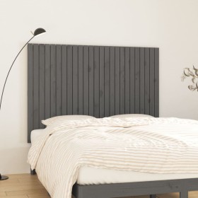 Gray pine solid wood wall bed headboard 159.5x3x110cm by vidaXL, Headboards and footboards - Ref: Foro24-824950, Price: 137,7...