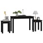 Stackable tables 3 pieces solid black pine wood by vidaXL, Side tables - Ref: Foro24-824982, Price: 58,99 €, Discount: %