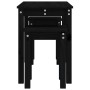 Stackable tables 3 pieces solid black pine wood by vidaXL, Side tables - Ref: Foro24-824982, Price: 58,99 €, Discount: %