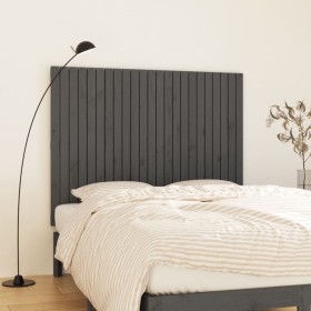 Gray pine solid wood wall bed headboard 146.5x3x110cm by vidaXL, Headboards and footboards - Ref: Foro24-824945, Price: 103,7...