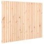 Cabecero de cama de pared madera maciza de pino 140x3x110 cm de vidaXL, Cabeceros y pies de cama - Ref: Foro24-824968, Precio...