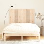 Solid pine wood wall bed headboard 140x3x110 cm by vidaXL, Headboards and footboards - Ref: Foro24-824968, Price: 111,53 €, D...