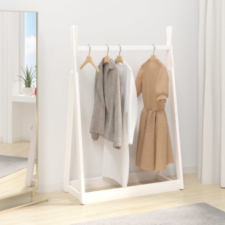 Solid white pine wood coat rack 100x45x150 cm by vidaXL, Hat and coat racks - Ref: Foro24-824984, Price: 70,14 €, Discount: %