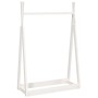 Solid white pine wood coat rack 100x45x150 cm by vidaXL, Hat and coat racks - Ref: Foro24-824984, Price: 70,14 €, Discount: %