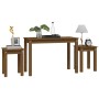 Stackable tables, set of 3, made of solid pine wood in honey brown color. by vidaXL, Side tables - Ref: Foro24-824981, Price:...