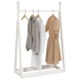 Solid white pine wood coat rack 100x45x150 cm by vidaXL, Hat and coat racks - Ref: Foro24-824984, Price: 70,14 €, Discount: %