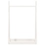 Solid white pine wood coat rack 100x45x150 cm by vidaXL, Hat and coat racks - Ref: Foro24-824984, Price: 70,14 €, Discount: %