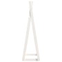 Solid white pine wood coat rack 100x45x150 cm by vidaXL, Hat and coat racks - Ref: Foro24-824984, Price: 70,14 €, Discount: %