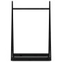 Solid black pine wood coat rack 100x45x150 cm by vidaXL, Hat and coat racks - Ref: Foro24-824987, Price: 67,26 €, Discount: %