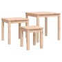 Stackable tables 3 units solid pine wood by vidaXL, Side tables - Ref: Foro24-824973, Price: 73,53 €, Discount: %