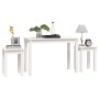 Stackable tables 3 pieces solid white pine wood by vidaXL, Side tables - Ref: Foro24-824979, Price: 79,64 €, Discount: %