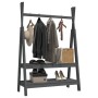 Solid gray pine wood coat rack 100x45.5x150 cm by vidaXL, Hat and coat racks - Ref: Foro24-824990, Price: 123,48 €, Discount: %