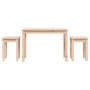 Stackable tables 3 units solid pine wood by vidaXL, Side tables - Ref: Foro24-824978, Price: 66,86 €, Discount: %