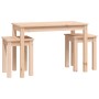 Stackable tables 3 units solid pine wood by vidaXL, Side tables - Ref: Foro24-824978, Price: 66,86 €, Discount: %