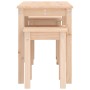 Stackable tables 3 units solid pine wood by vidaXL, Side tables - Ref: Foro24-824978, Price: 66,86 €, Discount: %