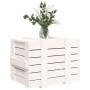 Caja de almacenaje madera maciza de pino blanca 58x40,5x42 cm de vidaXL, Cestas para almacenaje - Ref: Foro24-824994, Precio:...