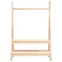 Solid pine wood coat rack 100x45.5x150 cm by vidaXL, Hat and coat racks - Ref: Foro24-824988, Price: 94,16 €, Discount: %