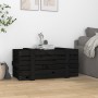 Aufbewahrungsbox aus massivem Kiefernholz schwarz 91x40,5x42 cm von vidaXL, Aufbewahrungskörbe - Ref: Foro24-825002, Preis: 7...