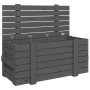 Solid pine wood storage box in gray, 91x40.5x42 cm by vidaXL, Storage baskets - Ref: Foro24-825000, Price: 106,48 €, Discount: %