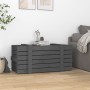 Solid pine wood storage box in gray, 91x40.5x42 cm by vidaXL, Storage baskets - Ref: Foro24-825000, Price: 106,48 €, Discount: %