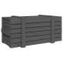 Solid pine wood storage box in gray, 91x40.5x42 cm by vidaXL, Storage baskets - Ref: Foro24-825000, Price: 106,48 €, Discount: %