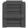 Solid pine wood storage box in gray, 91x40.5x42 cm by vidaXL, Storage baskets - Ref: Foro24-825000, Price: 106,48 €, Discount: %