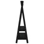 Solid black pine wood coat rack 100x45.5x150 cm by vidaXL, Hat and coat racks - Ref: Foro24-824992, Price: 104,91 €, Discount: %