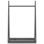 Solid gray pine wood coat rack 100x45x150 cm by vidaXL, Hat and coat racks - Ref: Foro24-824985, Price: 71,86 €, Discount: %