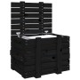 Solid black pine wood storage box 58x40.5x42 cm by vidaXL, Storage baskets - Ref: Foro24-824997, Price: 62,01 €, Discount: %