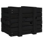 Solid black pine wood storage box 58x40.5x42 cm by vidaXL, Storage baskets - Ref: Foro24-824997, Price: 62,01 €, Discount: %