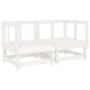 Corner sofas with cushions 2 pcs solid white pine wood by vidaXL, Modular outdoor sofas - Ref: Foro24-825451, Price: 173,36 €...