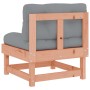 Central sofas with cushions 2 pcs solid wood Douglas fir by vidaXL, Modular outdoor sofas - Ref: Foro24-825462, Price: 162,53...