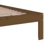 Honey brown solid wood bed frame 120x200 cm by vidaXL, Beds and slatted bases - Ref: Foro24-814752, Price: 127,99 €, Discount: %