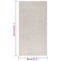 Cream long pile rug 80x150 cm by vidaXL, Rugs - Ref: Foro24-342136, Price: 30,54 €, Discount: %