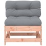 Central sofas with cushions 2 pcs solid wood Douglas fir by vidaXL, Modular outdoor sofas - Ref: Foro24-825581, Price: 149,42...