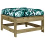 Garden stool with impregnated pine wood cushion by vidaXL, Modular outdoor sofas - Ref: Foro24-825561, Price: 79,99 €, Discou...