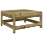 Garden stool with impregnated pine wood cushion by vidaXL, Modular outdoor sofas - Ref: Foro24-825561, Price: 79,99 €, Discou...