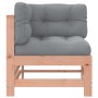 Corner sofa with solid Douglas fir wood cushions by vidaXL, Modular outdoor sofas - Ref: Foro24-825658, Price: 108,99 €, Disc...