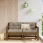 Garden armchairs cushions 2 pcs solid pine wood honey brown by vidaXL, Modular outdoor sofas - Ref: Foro24-825593, Price: 195...