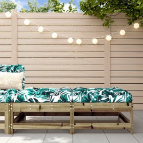 Garden stools with cushions 2 pcs impregnated pine wood by vidaXL, Modular outdoor sofas - Ref: Foro24-825589, Price: 138,99 ...