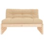 Zentrales Sofa aus massivem Kiefernholz, 120 x 80 cm von vidaXL, Modulare Sofas für den Außenbereich - Ref: Foro24-825758, Pr...