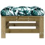 Garden stools with cushions 2 pcs impregnated pine wood by vidaXL, Modular outdoor sofas - Ref: Foro24-825701, Price: 139,03 ...