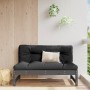 Zentrales Sofa aus massivem, grauem Kiefernholz, 120 x 80 cm von vidaXL, Modulare Sofas für den Außenbereich - Ref: Foro24-82...