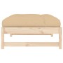 Garden stool solid pine wood 120x80 cm by vidaXL, Modular outdoor sofas - Ref: Foro24-825737, Price: 95,71 €, Discount: %