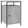 Mesita de noche madera contrachapada gris Sonoma 40x42x60 cm de vidaXL, Mesitas de noche - Ref: Foro24-825869, Precio: 41,19 ...